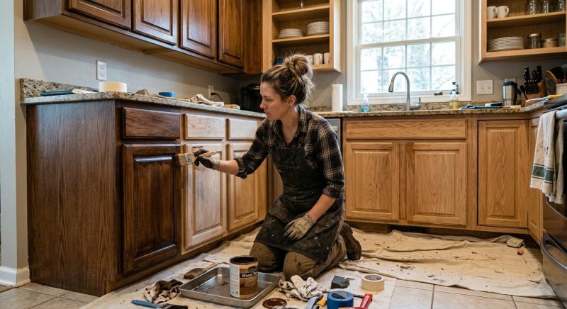 Cabinet Staining Service in Carmel, IN