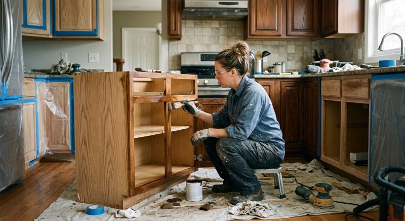 Kitchen Cabinet Refinishing in Dayton, OH